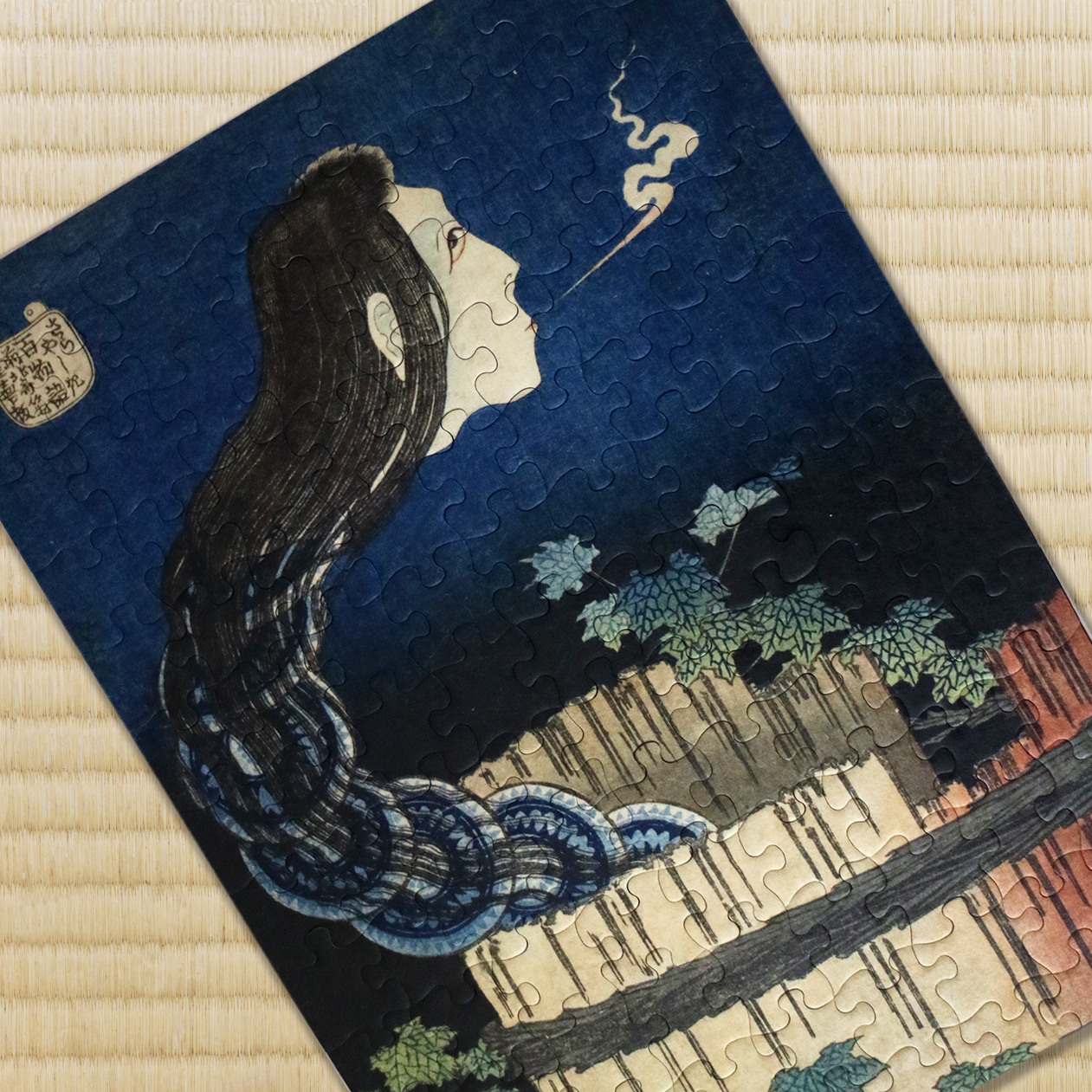 葛飾北斎｜百物語 さらやしき オリジナルジグソーパズル｜名尾手すき